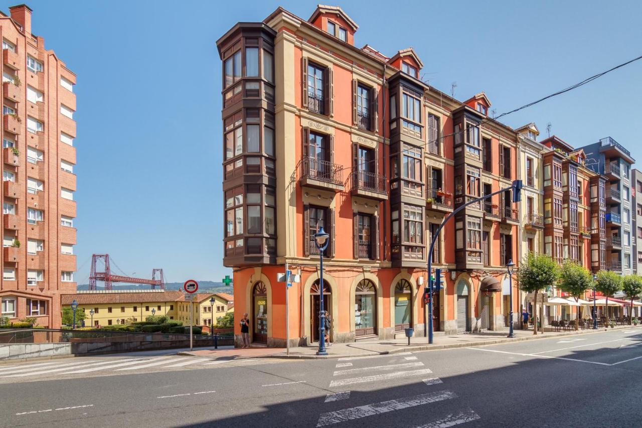 Amplio Y Elegante Con Diseno Vintage Apartment Portugalete Exterior photo