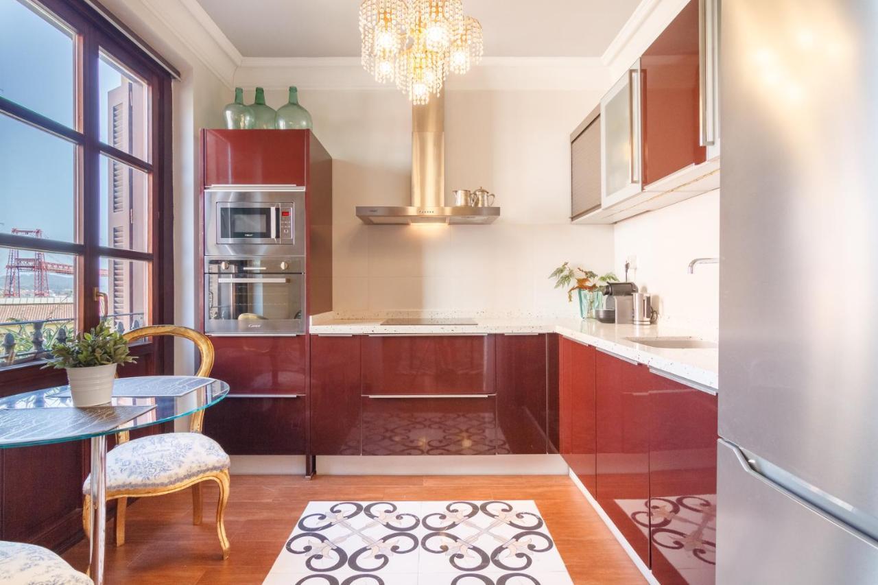 Amplio Y Elegante Con Diseno Vintage Apartment Portugalete Exterior photo